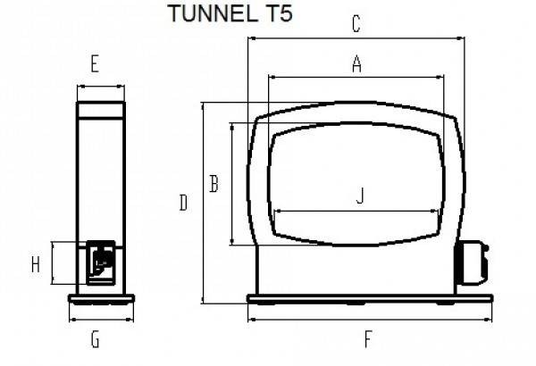 Technical Drawing 3 - Tunnel Demagnetizer type T