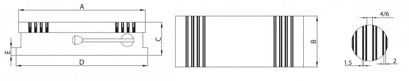 Technical Drawing - Permanent Magnetic Chuck FF